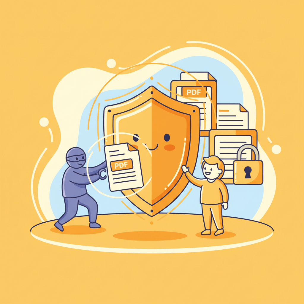 Замок на PDF-документе
